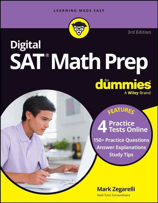 Digital SAT Math Prep For Dummies - cover