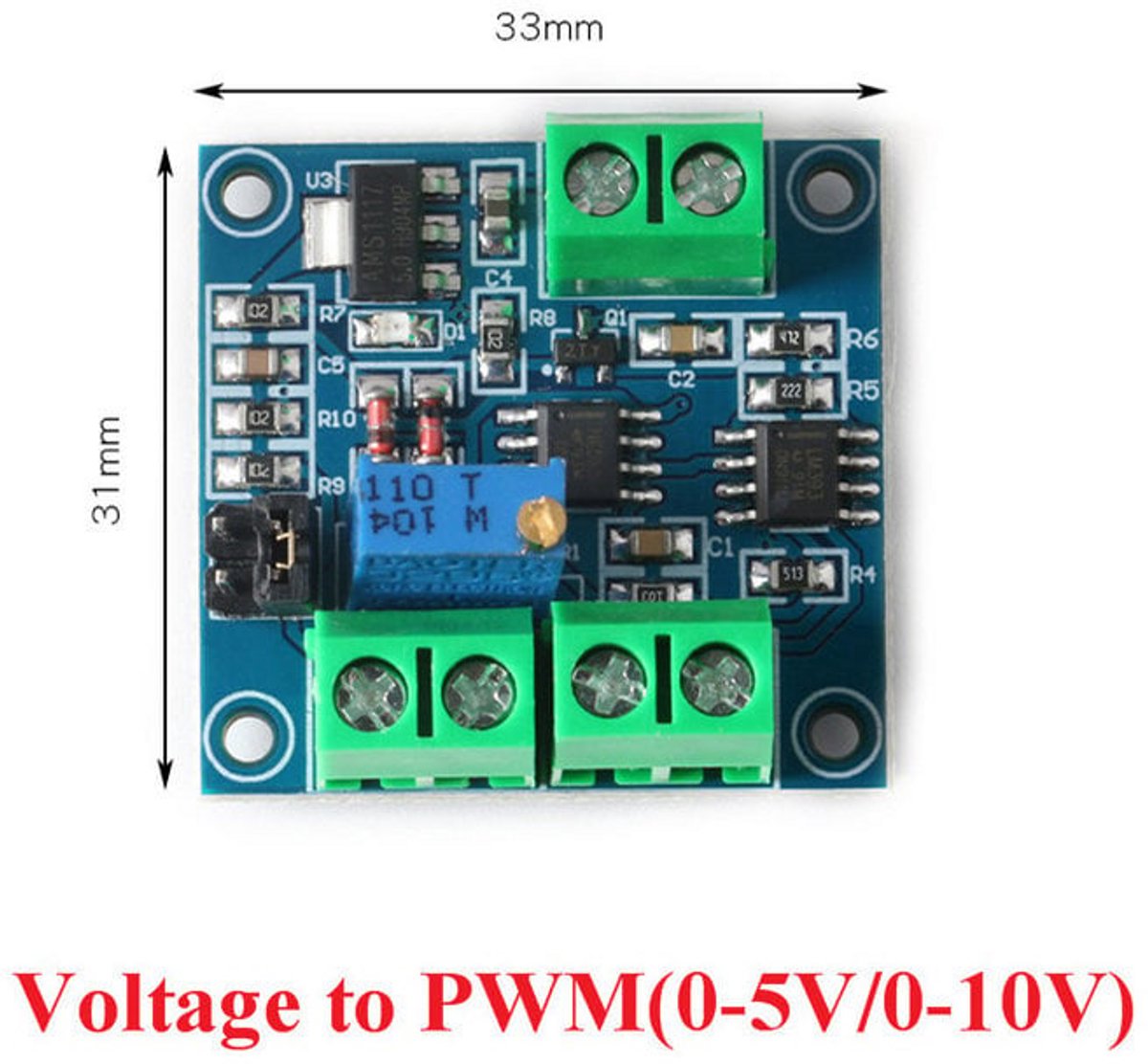 OTRONIC® Voltage naar PWM Converter Module 0-10V