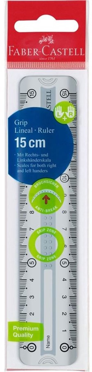 Faber-Castell liniaal Sparkle 150mm, gekleurde uitvoering