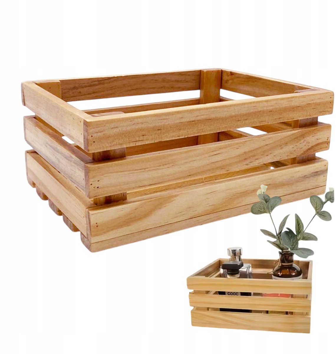 Houten Decoratieve Kist - Organizer & Cadeaubox