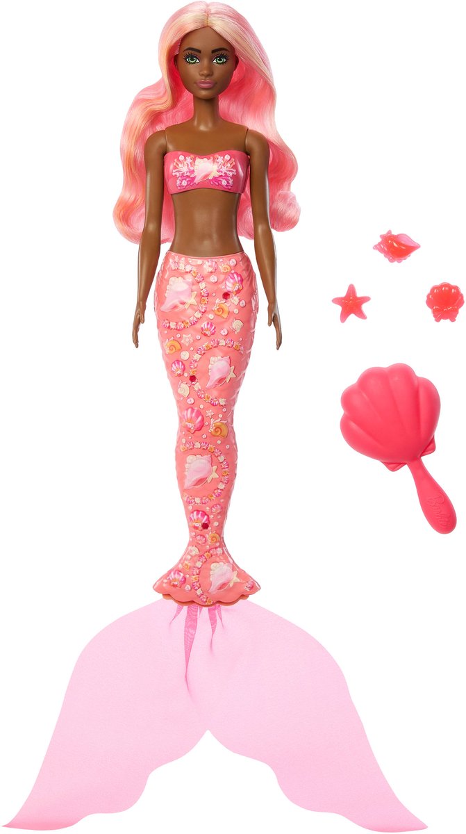 Barbie Color Reveal Zeemeerminserie - Pop en Accessoires met 6 Verrassingen — afbeelding 7