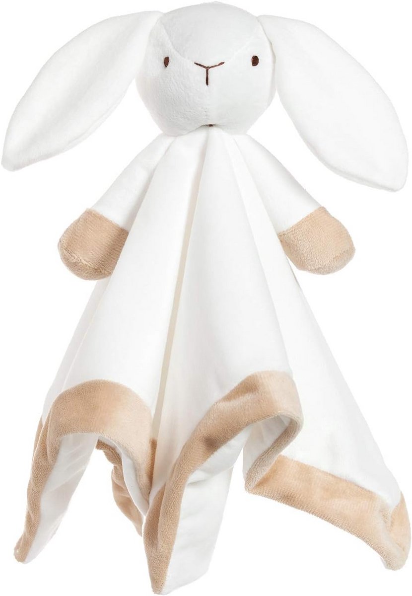 Knuffeldoekje Konijn Pluche Knuffel voor Baby en Peuter - Zacht en Wasbaar - 33 cm