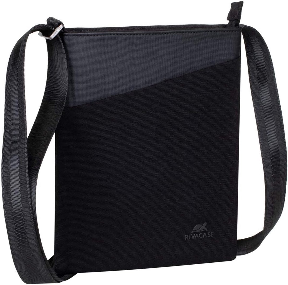 Stijlvolle Schoudertas Crossbody voor Tablets tot 8 Inch - Duurzaam Canvas en Kunstleer