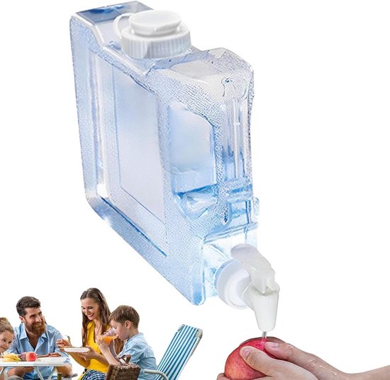 Grote Watercontainer met Kraan voor Kamperen en Buitenactiviteiten