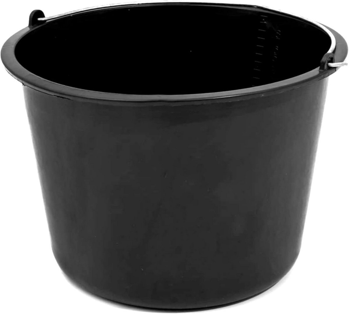Stevige Ronde Bouwemmer 20 Liter met Maatverdeling voor Mortel en Cement