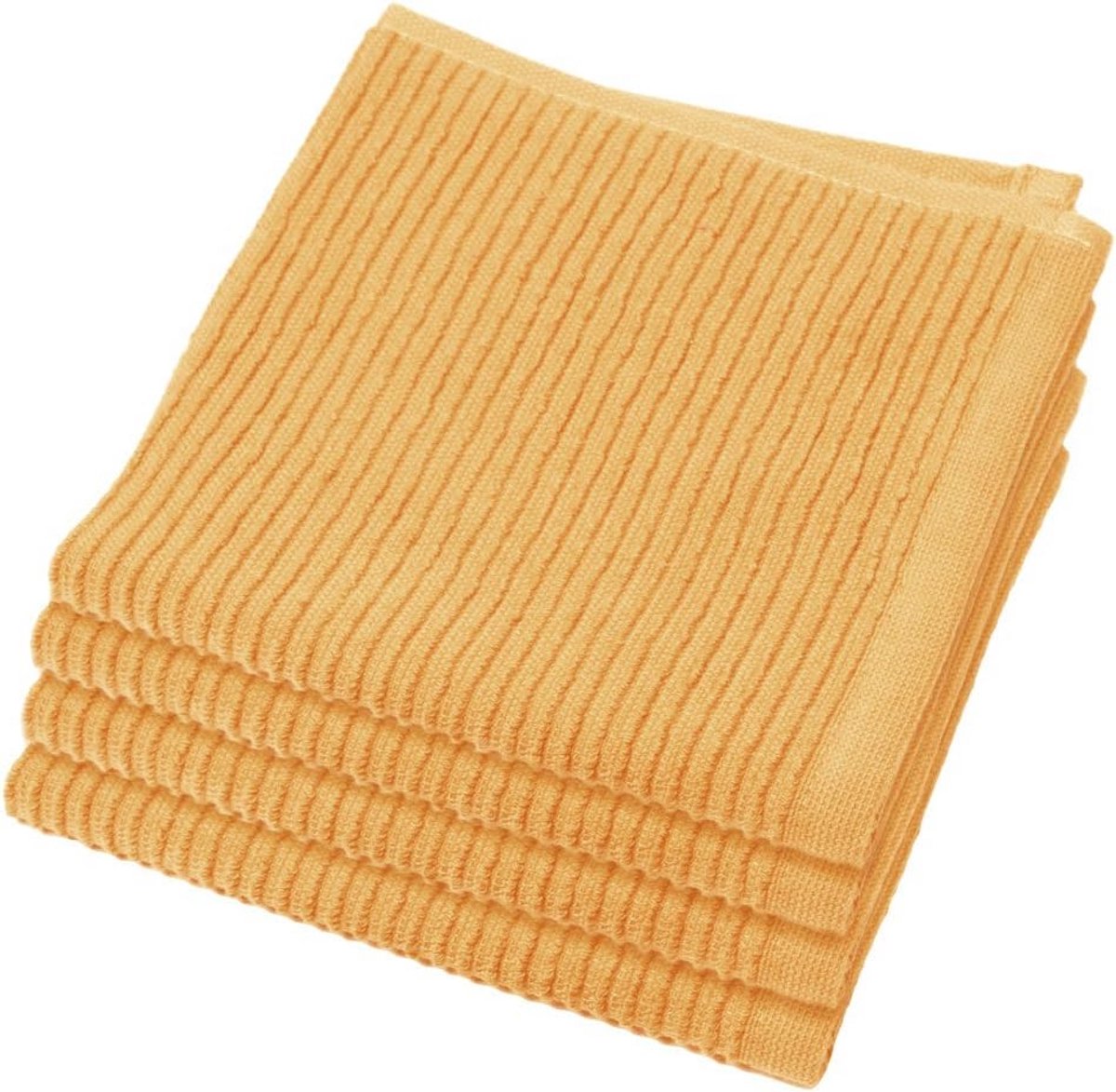 Ripple Keukenhanddoek Set van 4, Honing