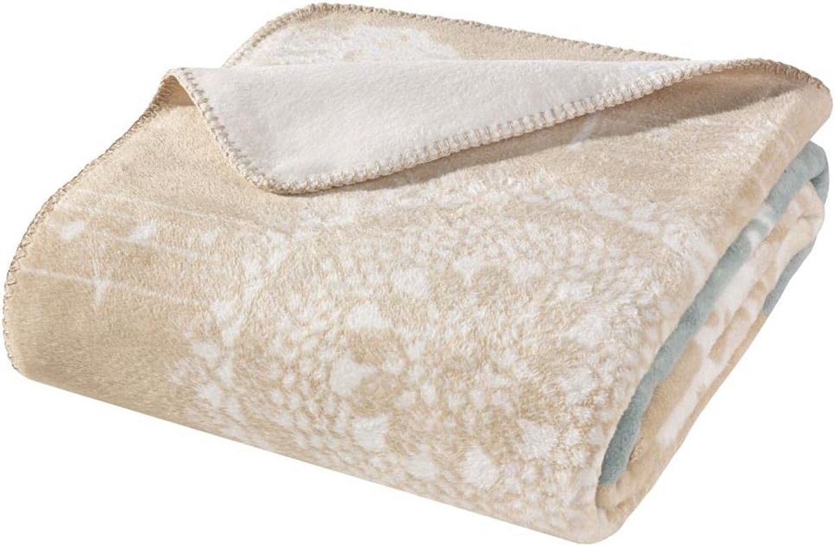 Grote Zachte Katoenen Plaid 150x200 cm - Comfortabele Woondeken en Sprei (Ökotex Gecertificeerd)