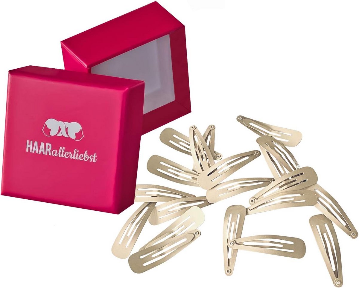 Haarspeldjes Normaal Haar Blond Beige 20 Stuks Inclusief Opbergdoos