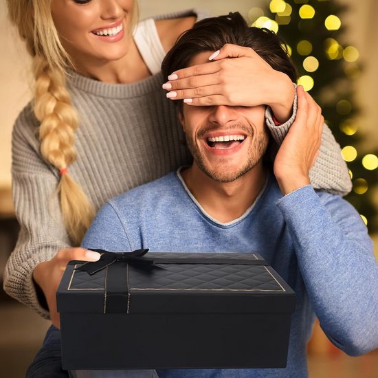 Elegante geschenkdoos met luxe afwerking - herbruikbaar - 1 stuk - roségoud Elegante geschenkdoos met luxe afwerking - herbruikbaar - 1 stuk - roségoud