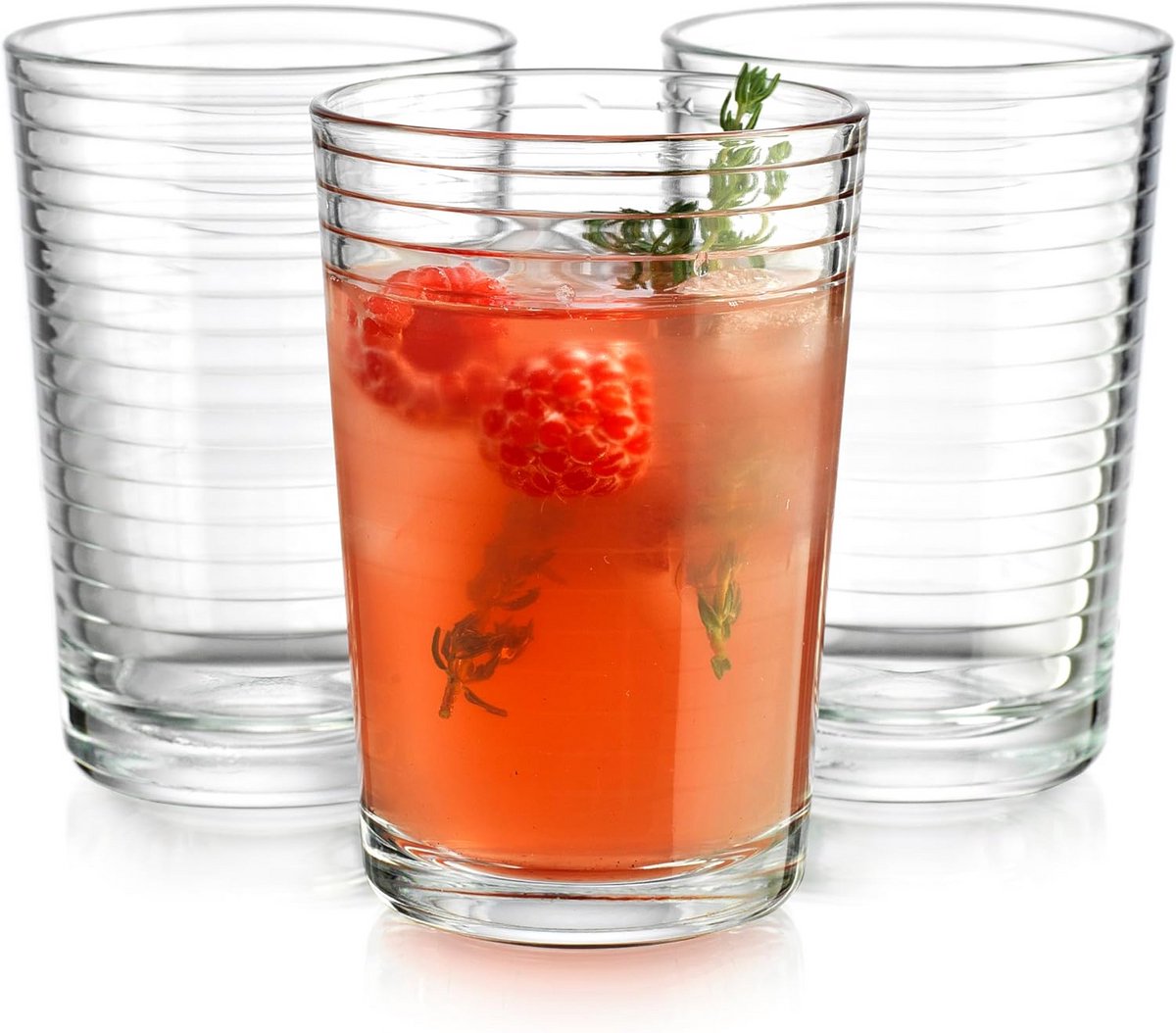 Set van 10 Elegante Sapglazen 200ml - Stevige Drinkbekers voor Thuis en Bar