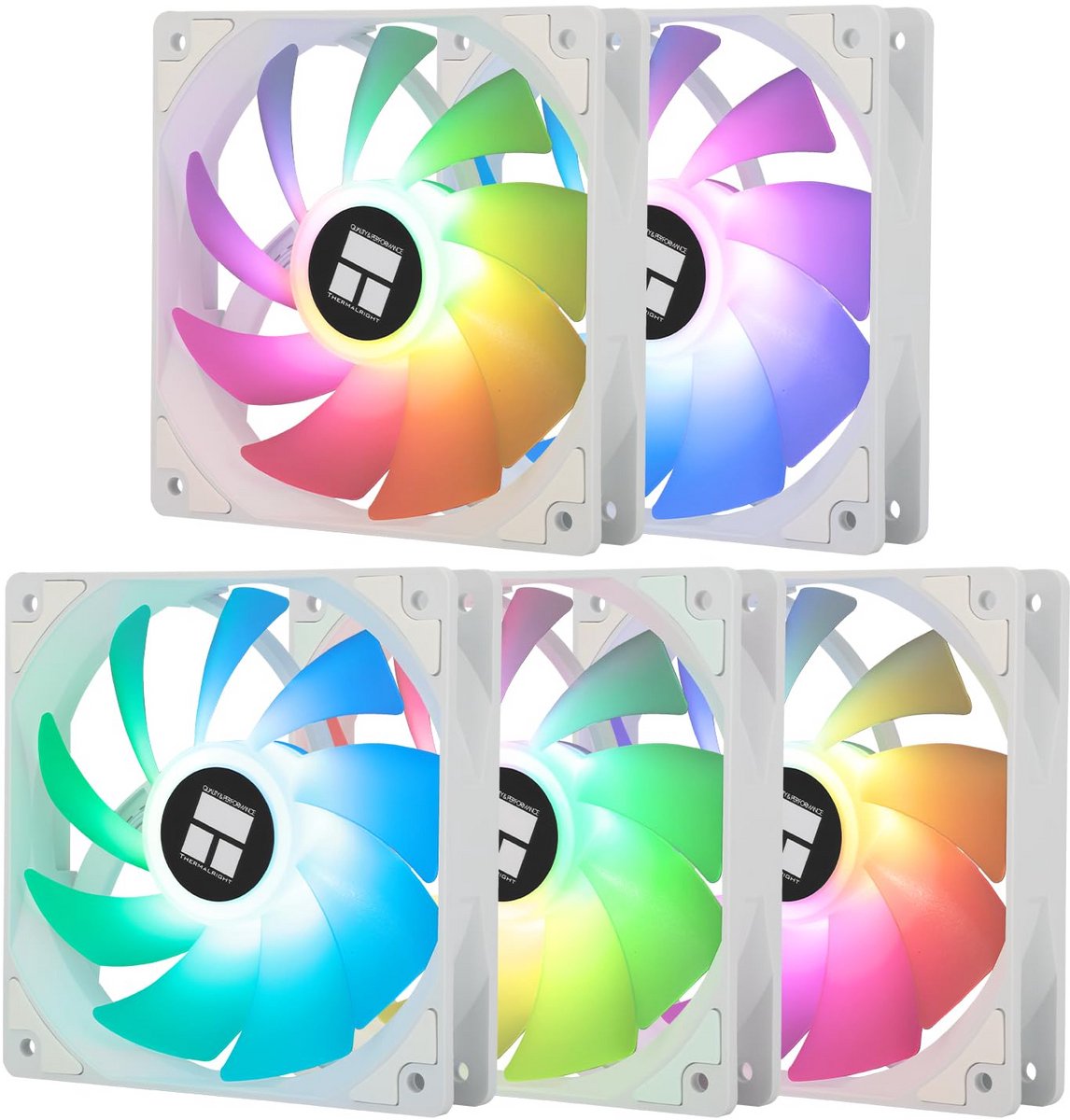 Krachtige 120 mm ARGB PC Ventilator met PWM voor Stille en Efficiënte Koeling
