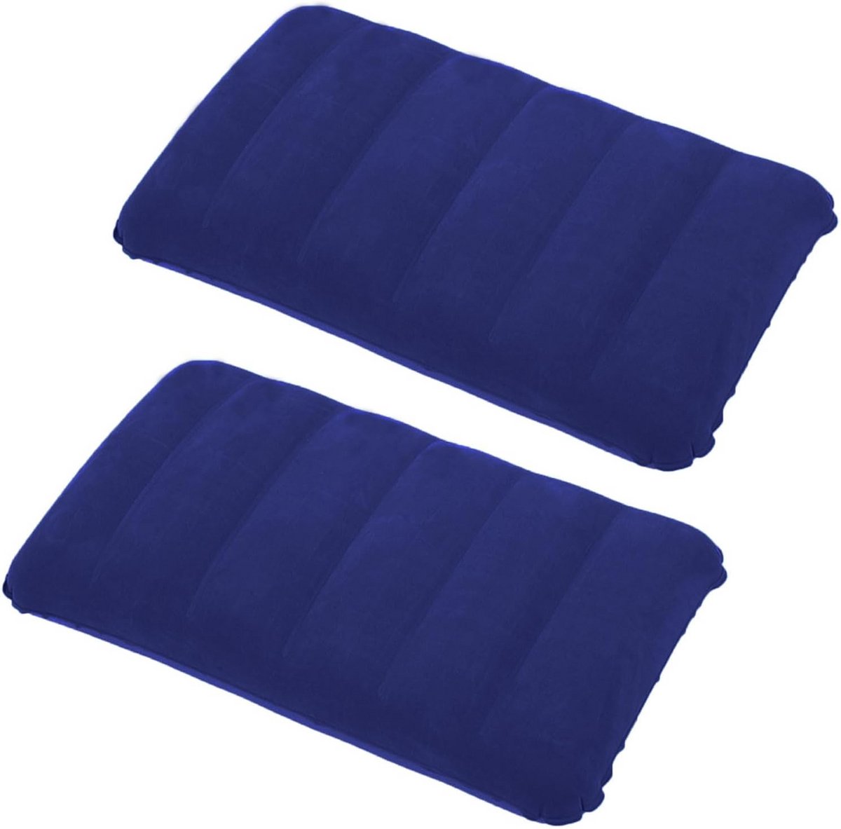 Set van 2 Opblaasbare Reiskussens - Compact Kampeer- en Hoofdkussen voor Reizen en Outdoor