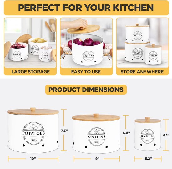 Knoflook bewaarpot - online kopen | Lage prijs Knoflook bewaarpot - online kopen | Lage prijs