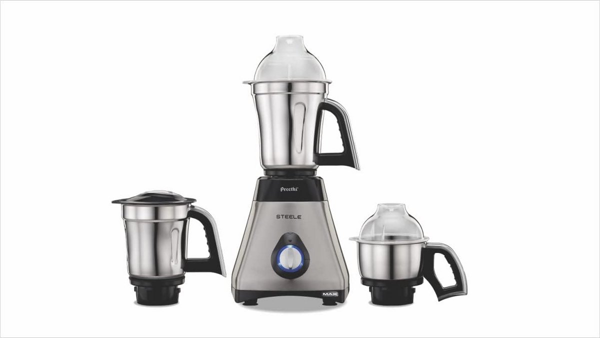 Krachtige Mixer Grinder 750 Watt met 3 Potten Vega Motor Roestvrij Staal