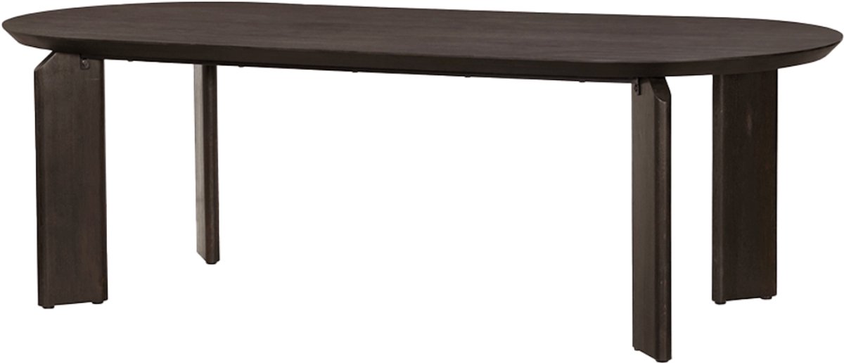 Tower Living - Allure eettafel Deens ovaal - 240 cm - donkerbruin