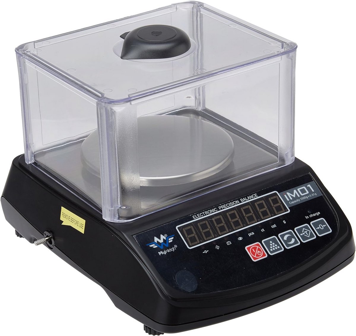 Precisie Weegschaal 1000g met 0.01g Nauwkeurigheid en Dubbel Display