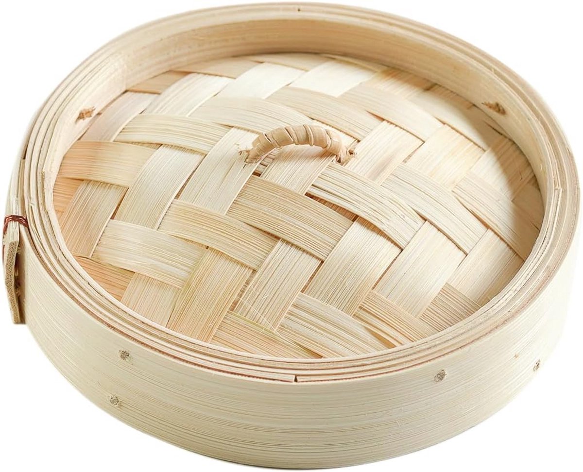Bamboe Stoommand Deksel Ø13cm voor Stomen