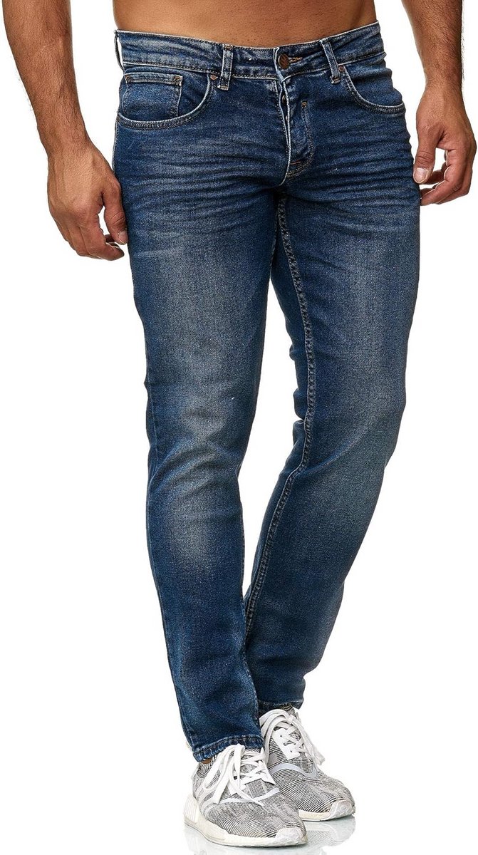 Slim Fit Jeans voor Heren met Stretch - Moderne Denim Broek