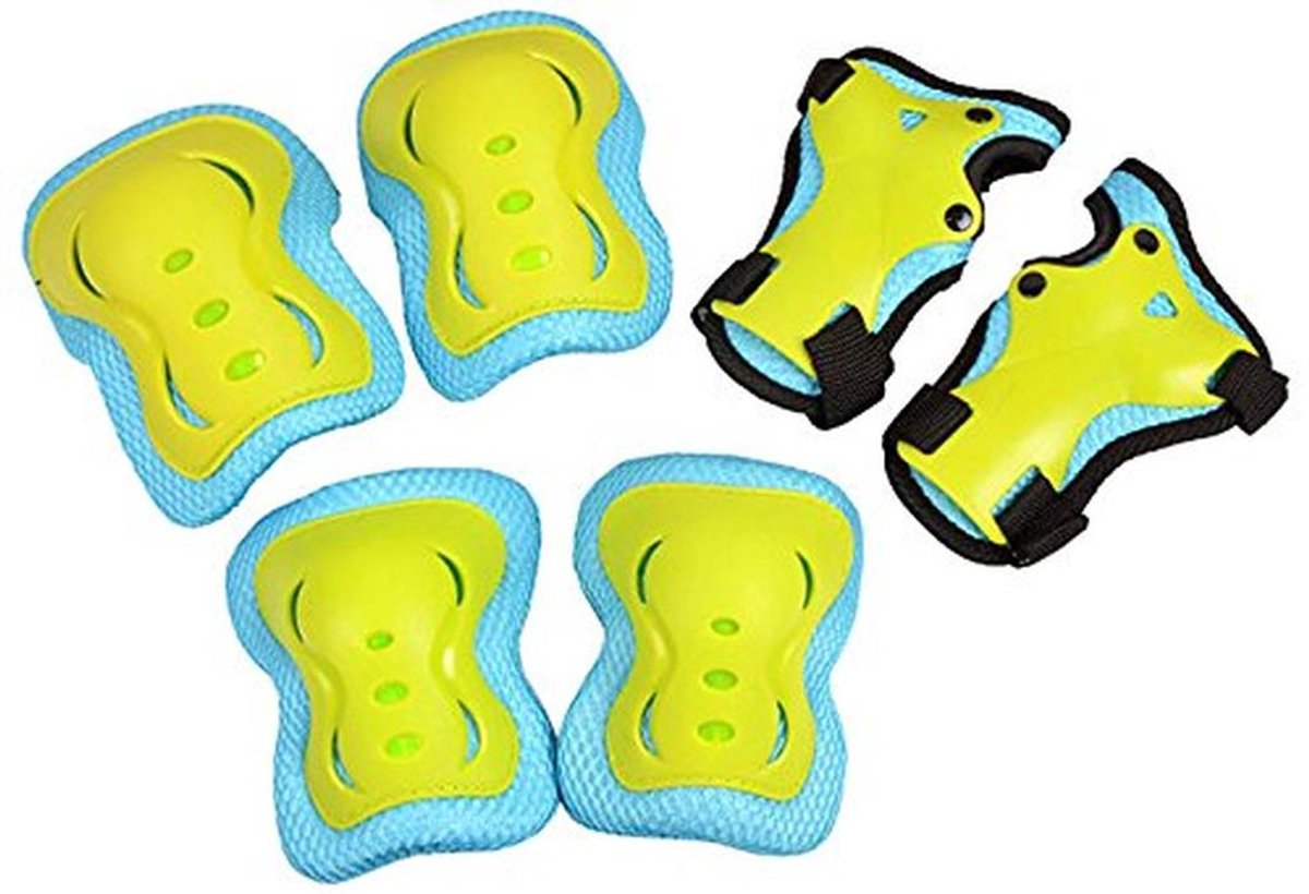 Set Beschermers voor Inline Skates en Skateboarding met Knie-, Elleboog- en Polsbescherming