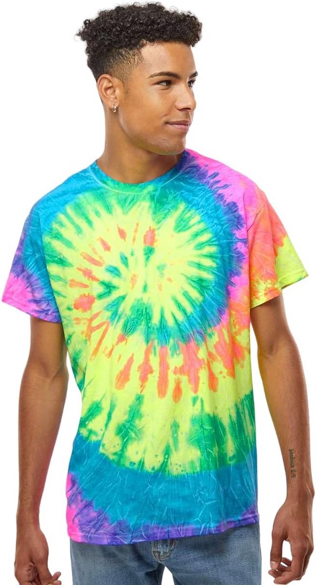 Batik T-shirt voor heren en dames, handgemaakte design, verkrijgbaar in maten S t/m 5XL