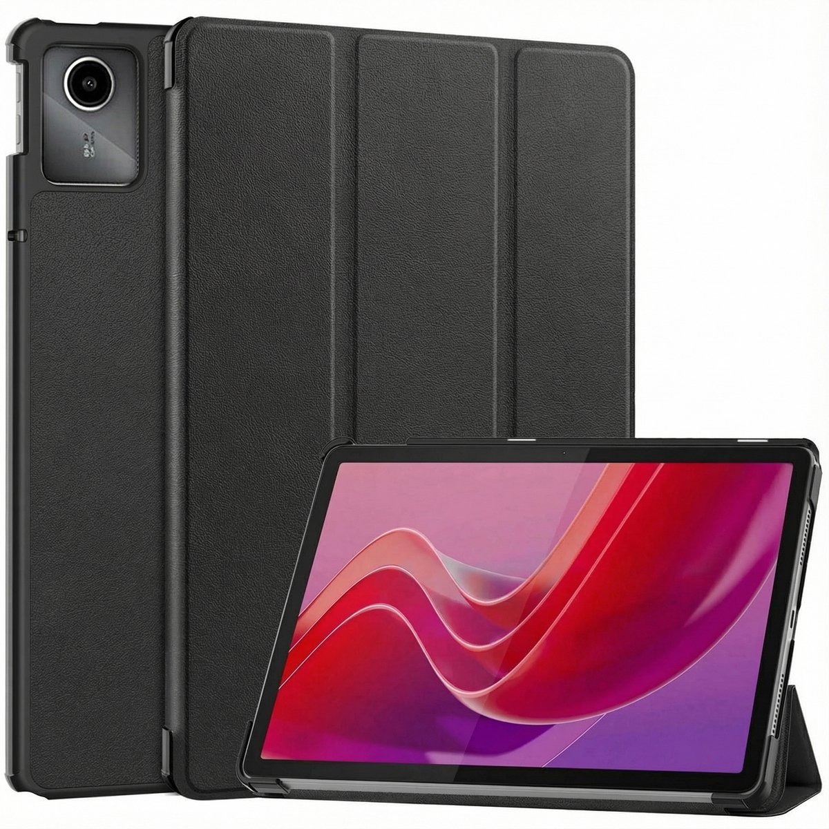 imoshion Tablet Hoes - Geschikt voor Lenovo Tab M11 - Trifold Bookcase - Zwart