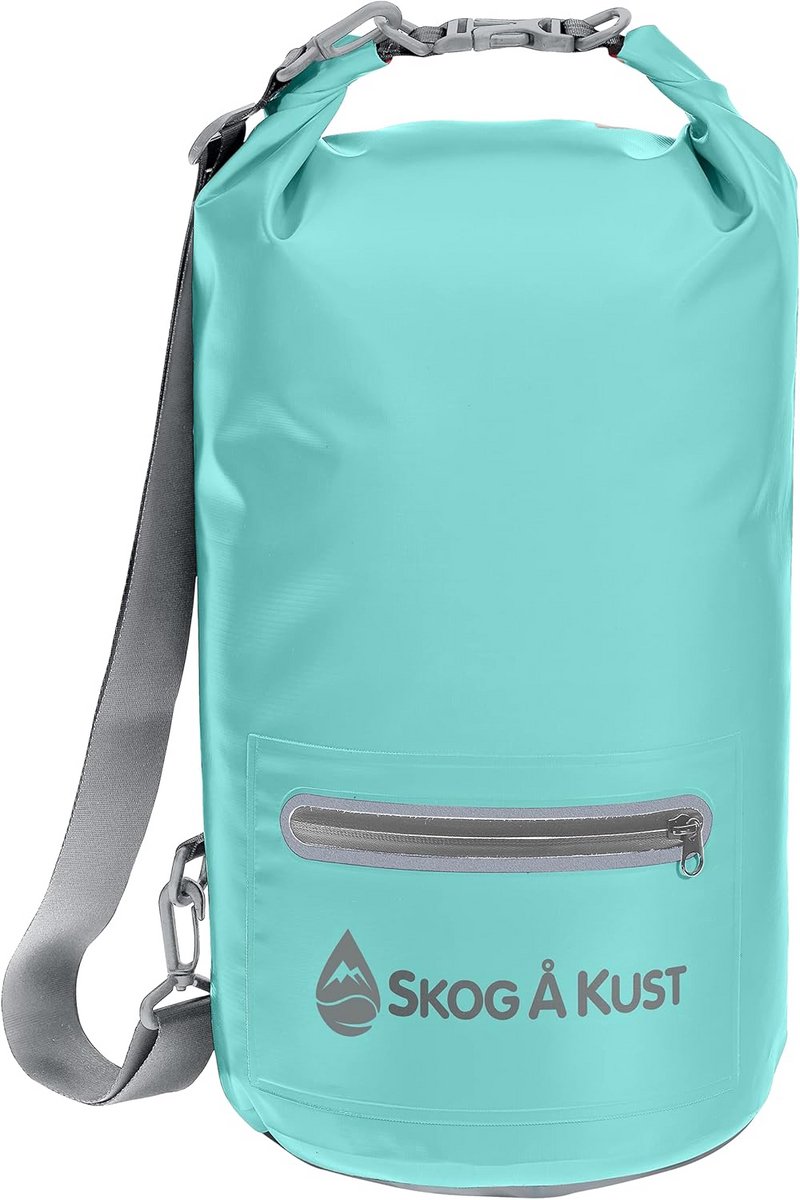 Waterdichte Dry Bag 10 Liter - Mint Groen - Robuuste Opbergzak voor Buitenactiviteiten