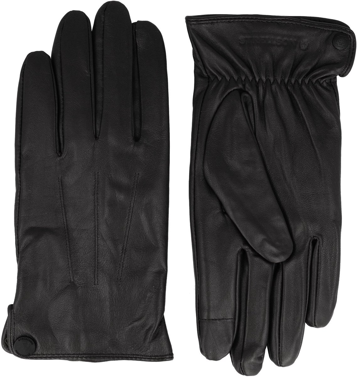 Strellson Handschoenen Leder - Jongens - black