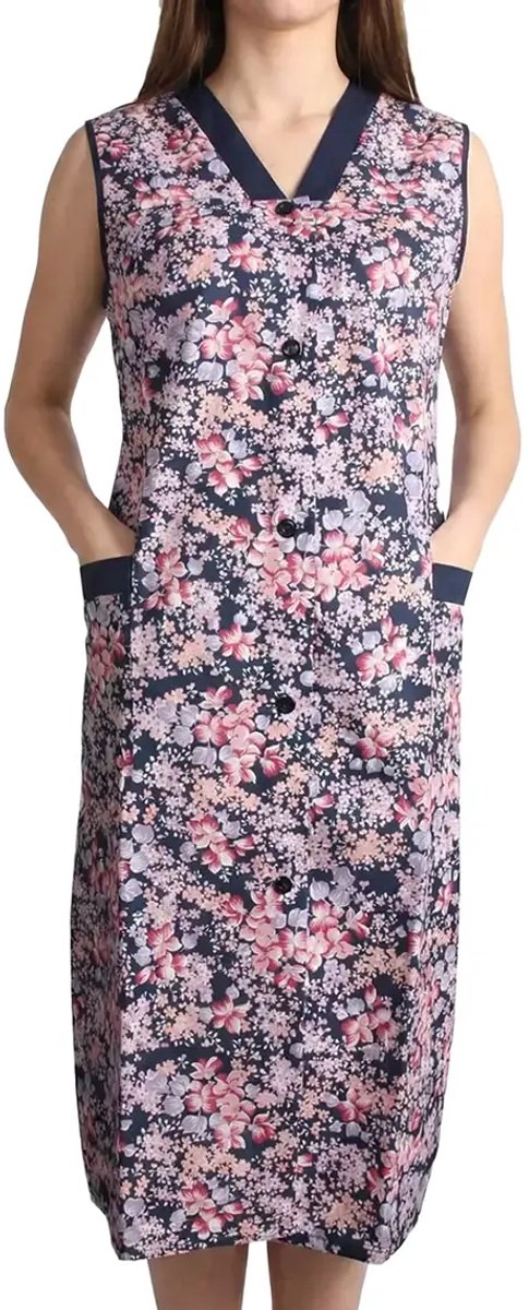 Ma Flodder jasschort Lila/Rose bloemetje 4 - L