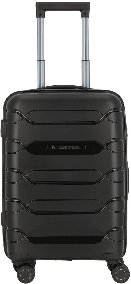Polestream Strz by Asteroid 4 wielen Cabinewagen 55 cm - Harde bagage - TSA slot - black
