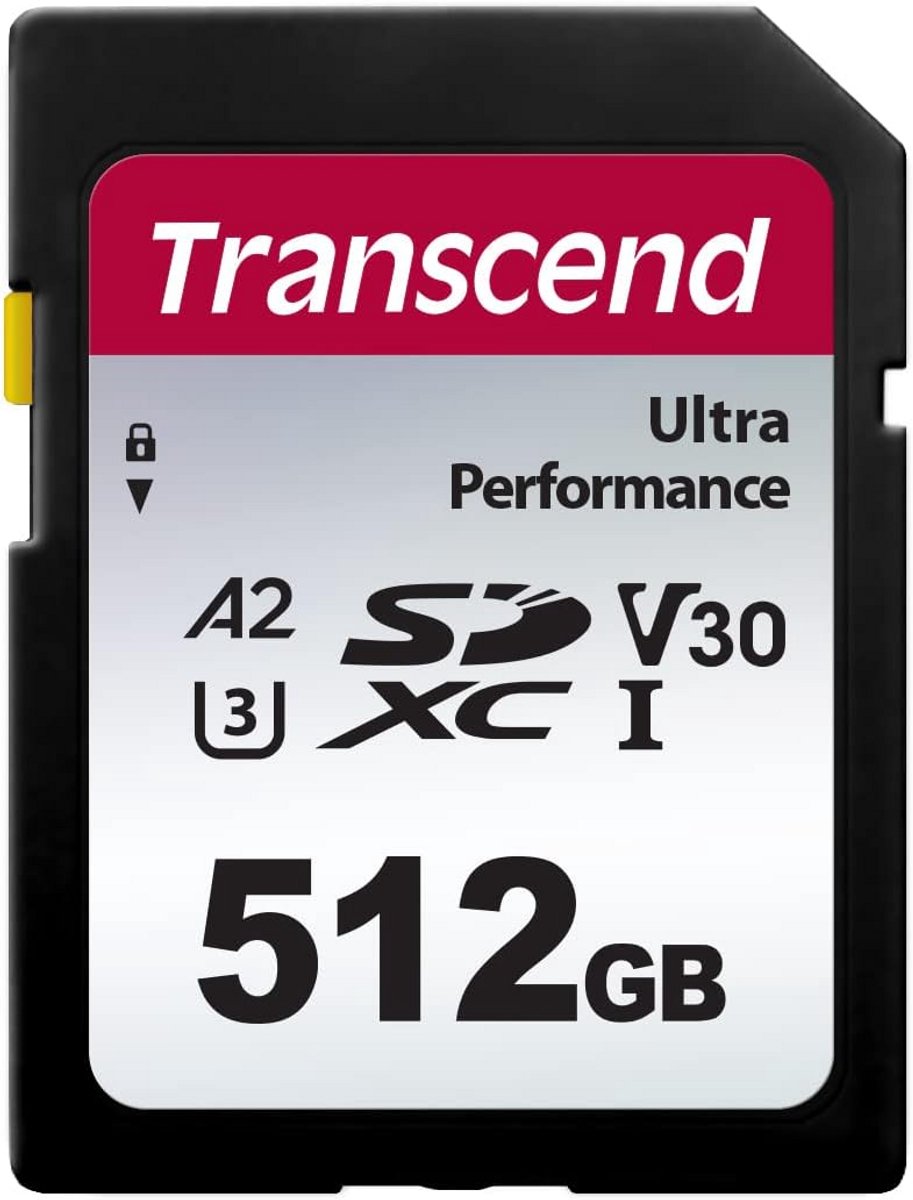 512GB SDXC Kaart UHS-I U3 A2 Ultra Snelheid