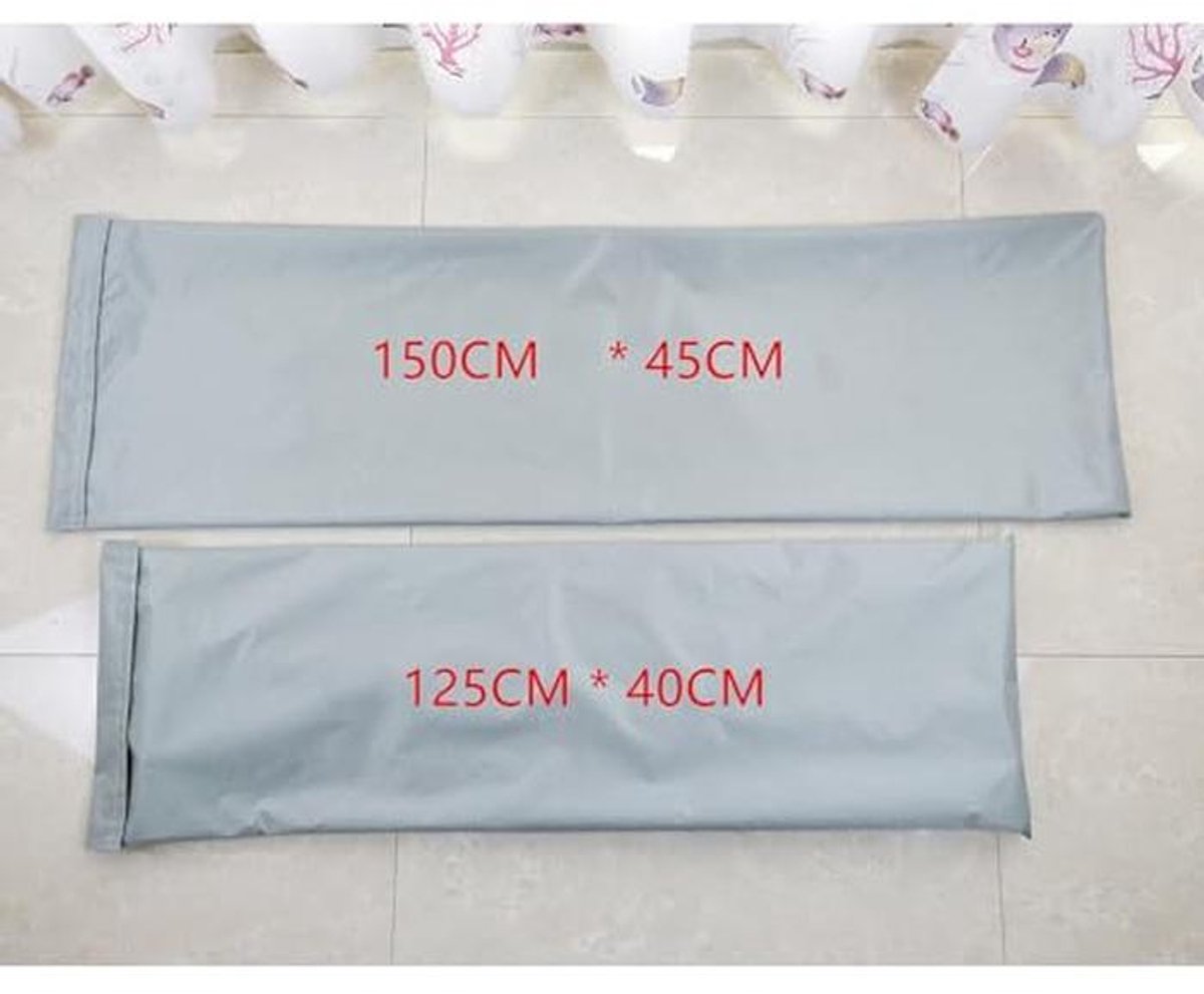 Opvouwbare strijkplank met waterdichte stofkap - 150 x 45 CM