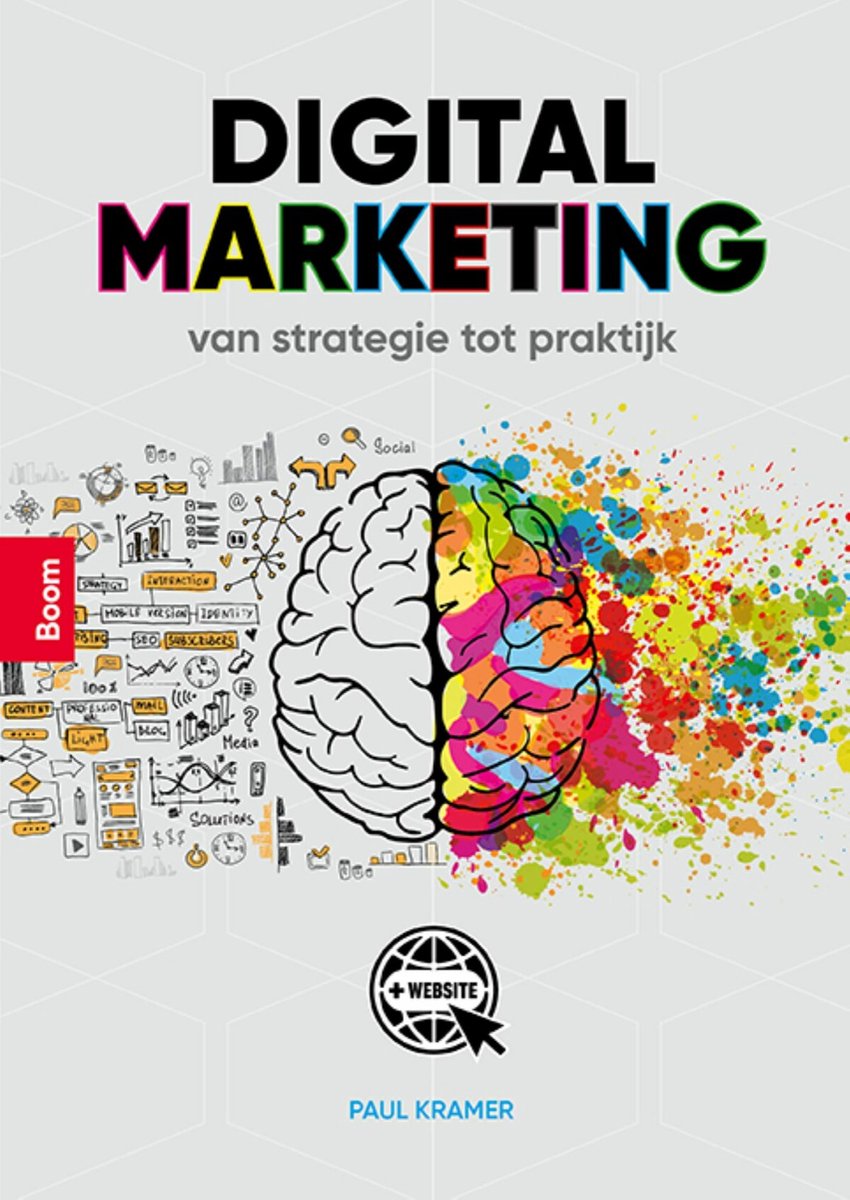 Omslag van Digital Marketing, van strategie tot praktijk
