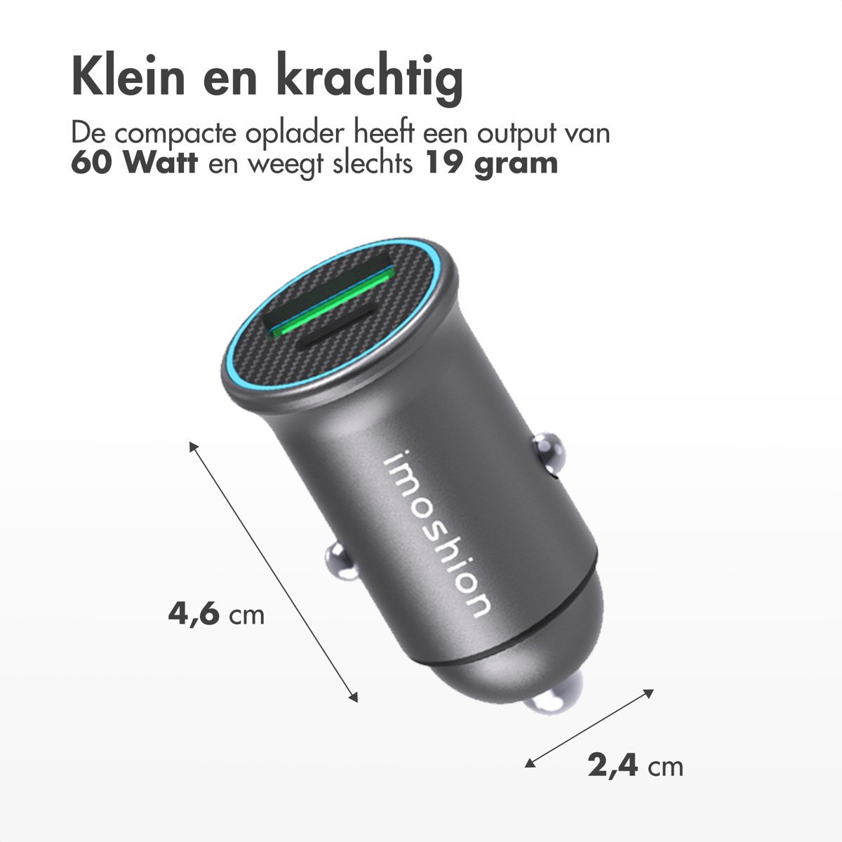 imoshion Dual USB Autolader - Snelle 60W thumbnail 2