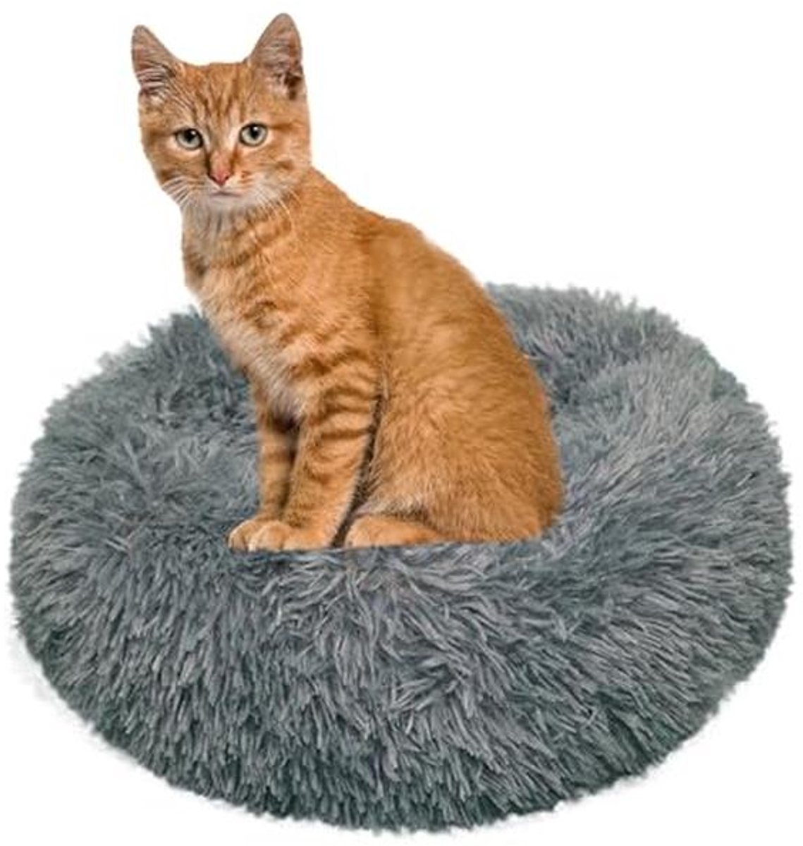 Hondenbed met verhoogde randen en antislip onderkant - 3XL 120cm x 120cm, comfortabel hondenkussen in linnenlook