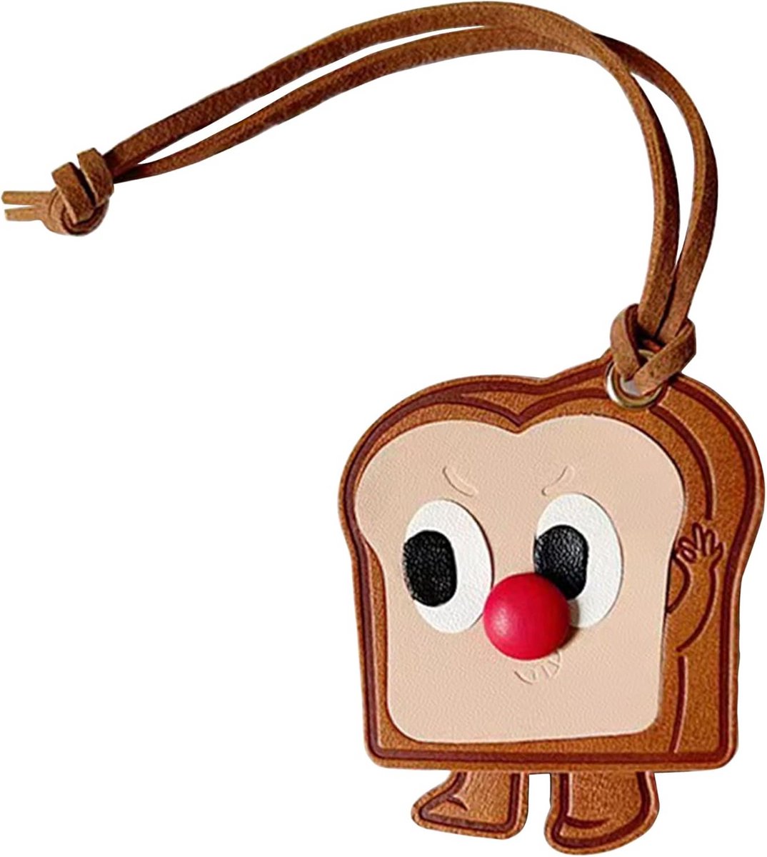 Leuke Broodvorm Sleutelhanger Tas Accessoire - Charm voor Handtassen
