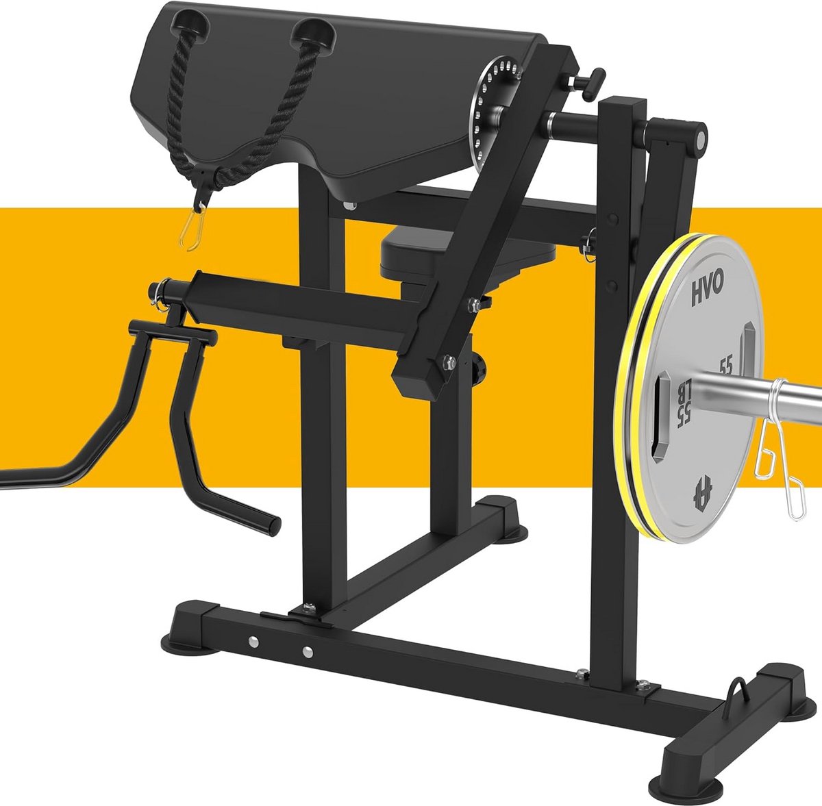 Biceps en Triceps Curlbank 2-in-1 Armtrainer voor Krachttraining Thuis en Gym