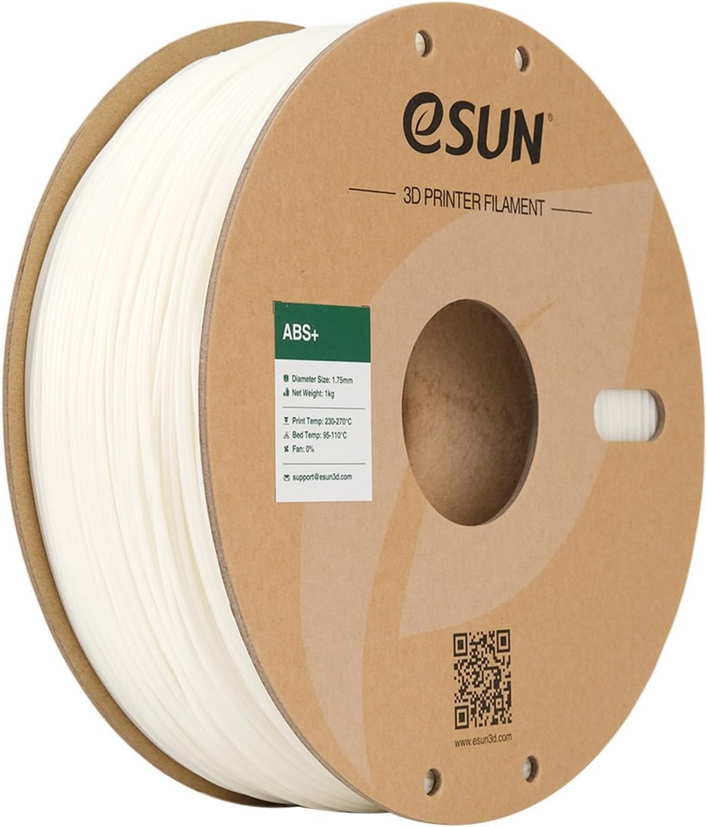 ABS+ Filament 1.75mm 1KG voor 3D Printer - Hoge Precisie en Duurzaamheid