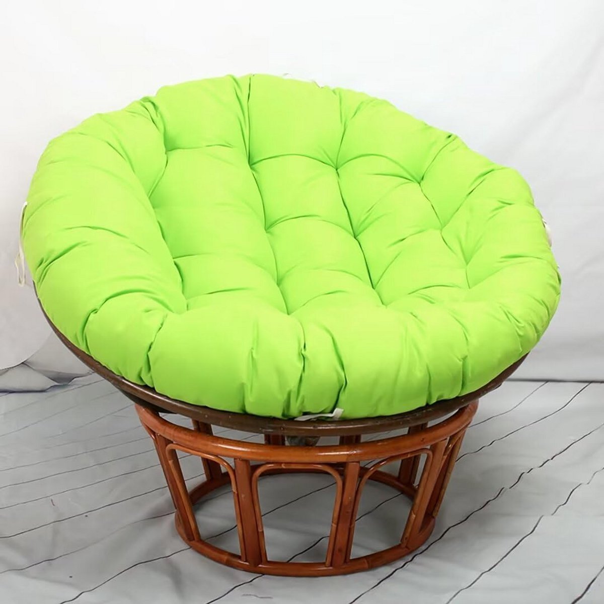 Zacht en Comfortabel Rond Zitkussen voor Stoelen - 120 x 120 cm