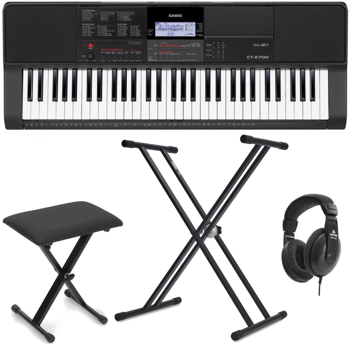 Casio CT-X700 keyboard starterset Basic