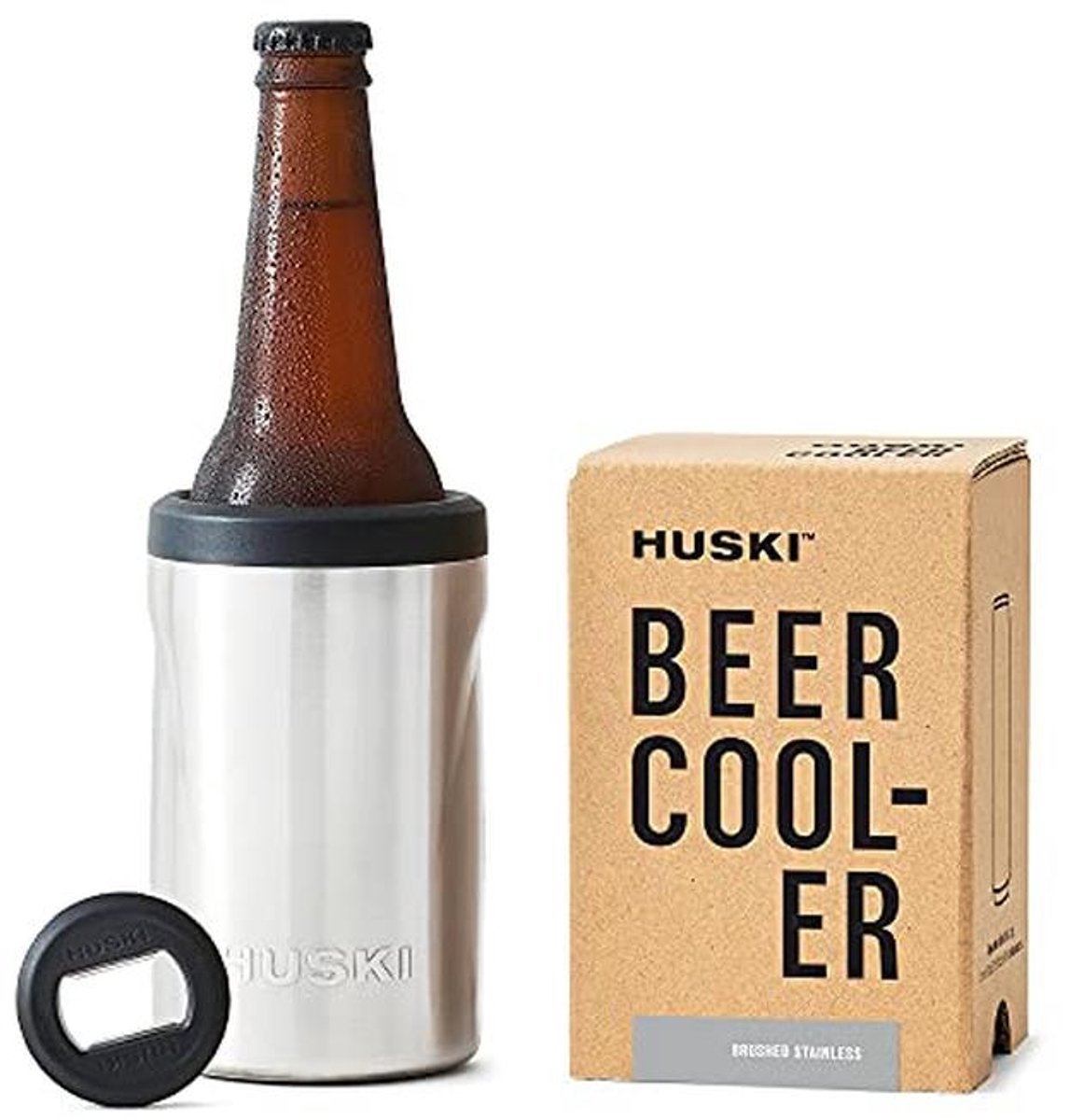Premium drievoudig geïsoleerde blik- en flessenhouder voor koud bier