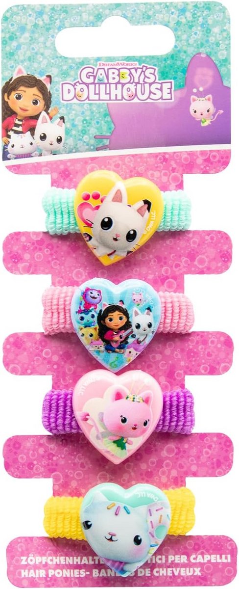 Vlechtjeshouder voor kinderen - Hartvormige haaraccessoires in verschillende kleuren