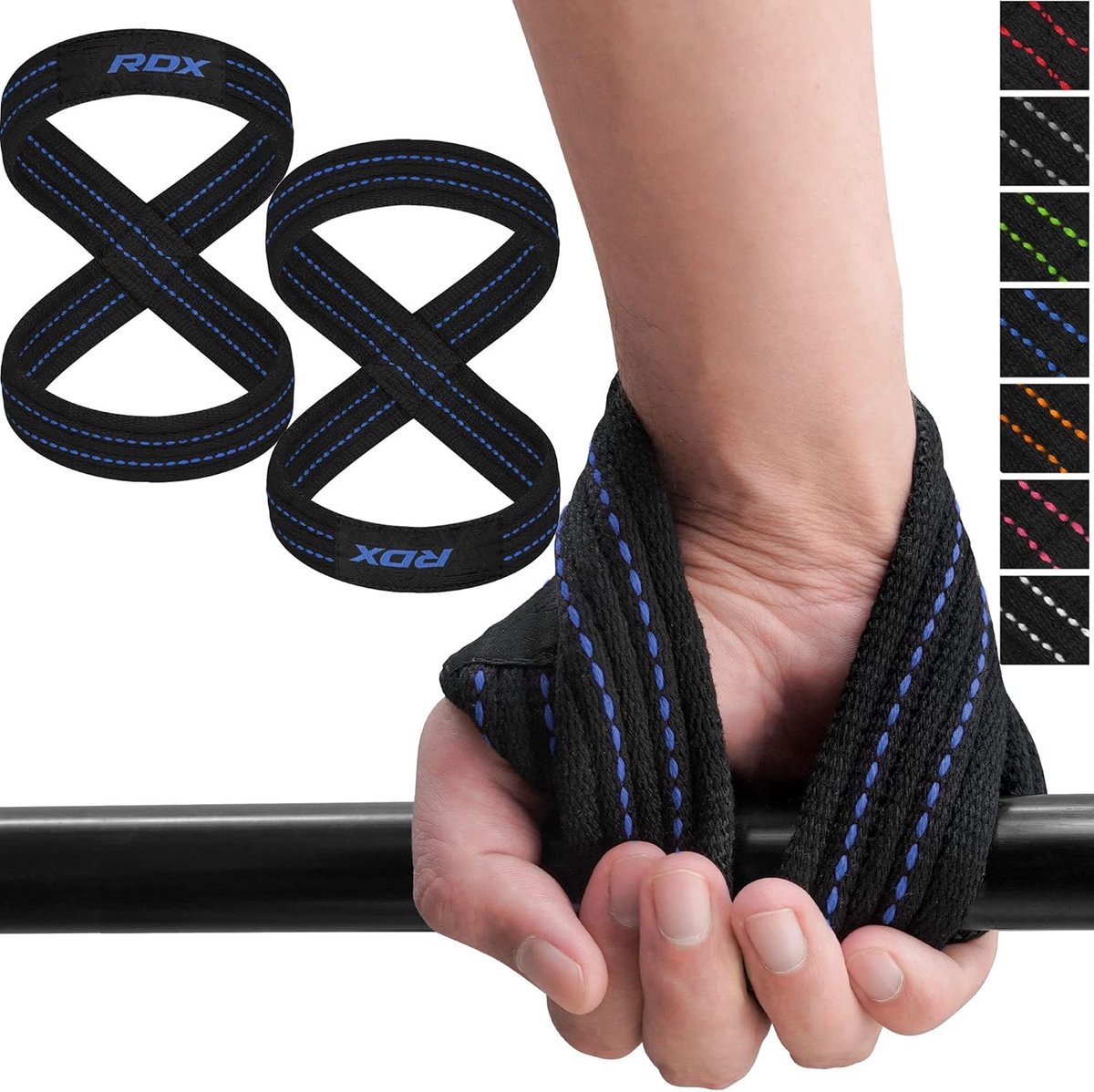 Gym Bandage met Figuur 8 Lus voor Krachttraining en Gewichtheffen