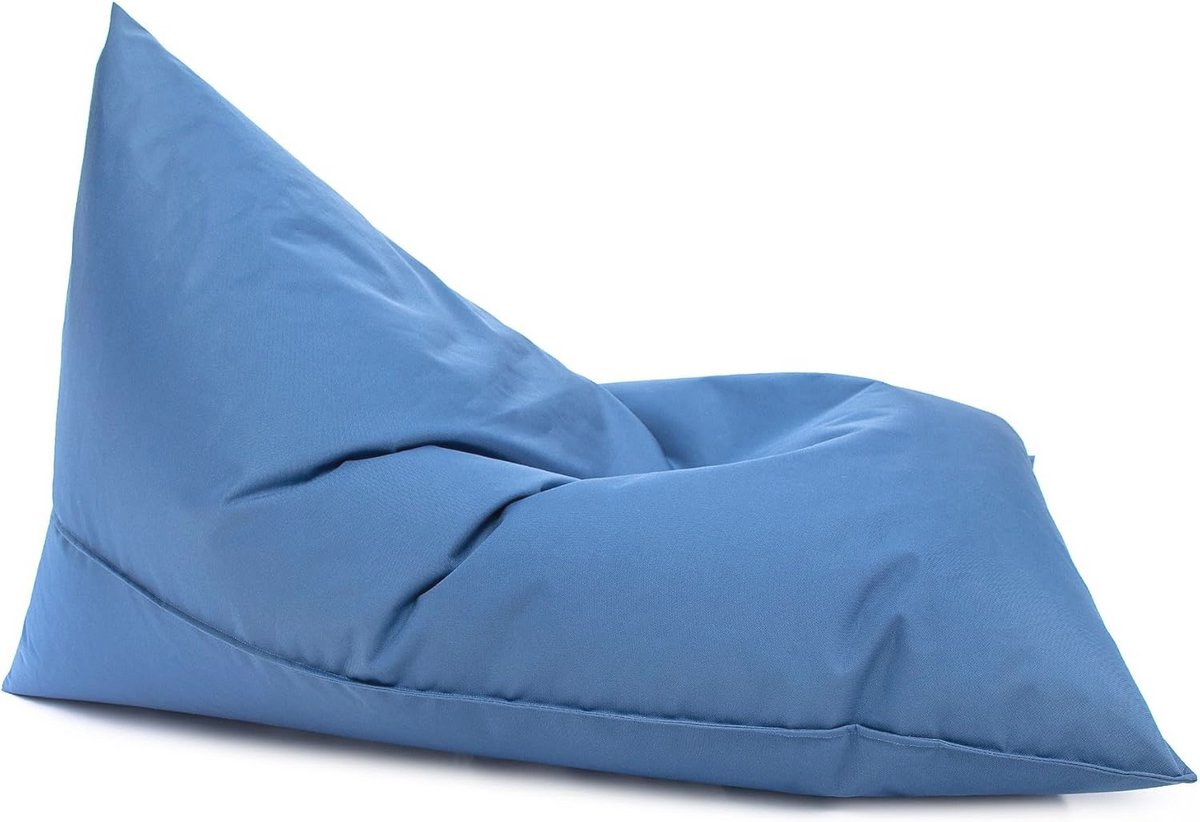 Driehoekige Zitzak - Veelzijdige Zitzak met EPS-vulling van Duurzaam Polyester voor Binnen en Buiten - Hoogte 100 cm, Lengte 150 cm
