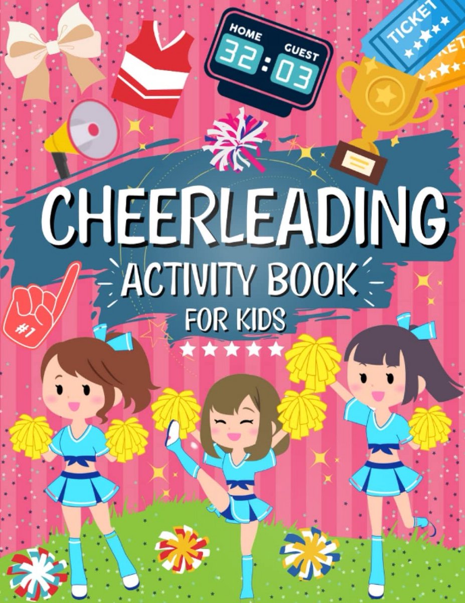 Activiteitenboek voor Kinderen: Cheerleading Werkboek met Puzzels, Kleurplaten en Meer (6-14 Jaar)