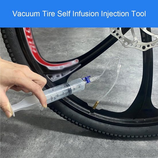 Bandenafdichtmiddel Injector voor Tubeless Fietsen - Eenvoudig en Effectief — afbeelding 2
