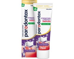 Parodontax Strengthen & Protect Fresh Mint - Tandpasta - Versterkt & Beschermt Tandvlees – Voor Gezond Tandvlees & Sterke Tanden - Bevat Fluoride - Met Hyaluronzuur - Frisse Muntsmaak - 75ml