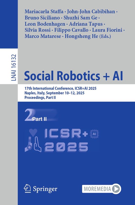 Springer Nature Proceedings Computer Science 2 - Social Robo ... - cover