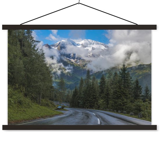 Loin du Großglockner autrichien en Europe affiche textielposter 60x40 cm