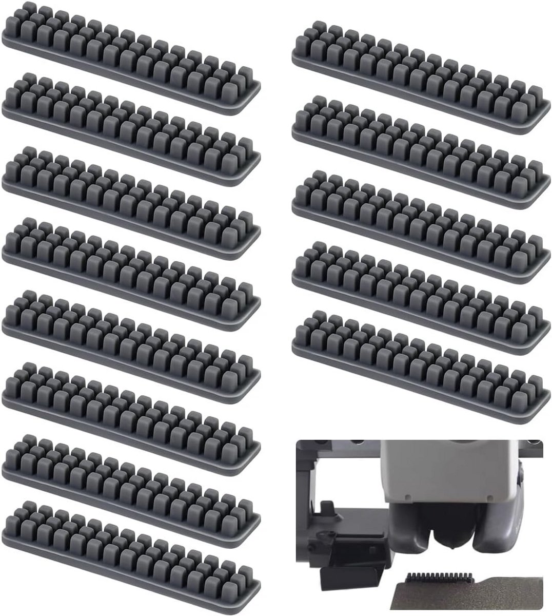 16-delige Set Siliconen Reinigingsborstels voor 3D Printer Nozzles