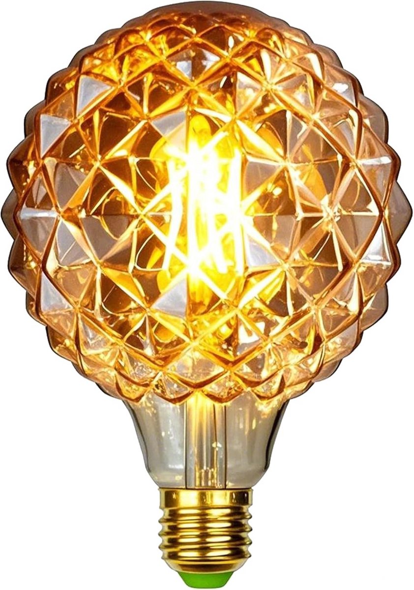 Extra Grote LED Gloeilamp E27 G125 4W Warmwit Decoratieve Verlichting